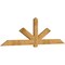 Ekena Millwork Kennewick Timber Gable Bracket, Western Red Cedar, 108"W x 31 1/2"H x 2"D x 6"F, 7/12 Pitch GBW108X31X0206KEN00RWR - alternate 3